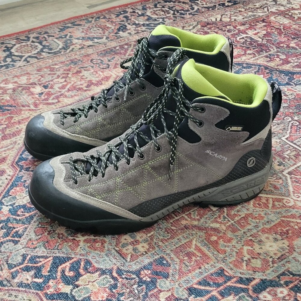 Scarpa Zen Pro Mid GTX Leather Hiking Boots Men's Sz 9